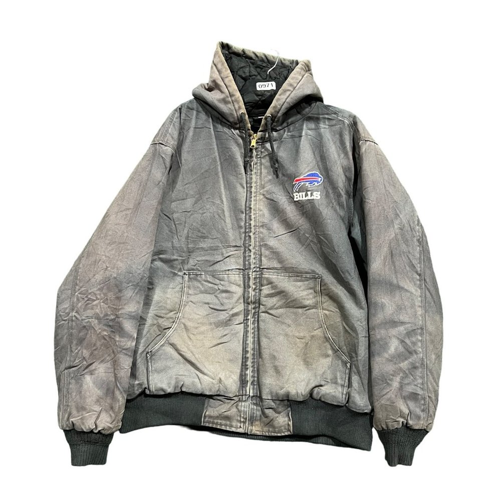 vintage buffalo bills heavy jacket size XL
